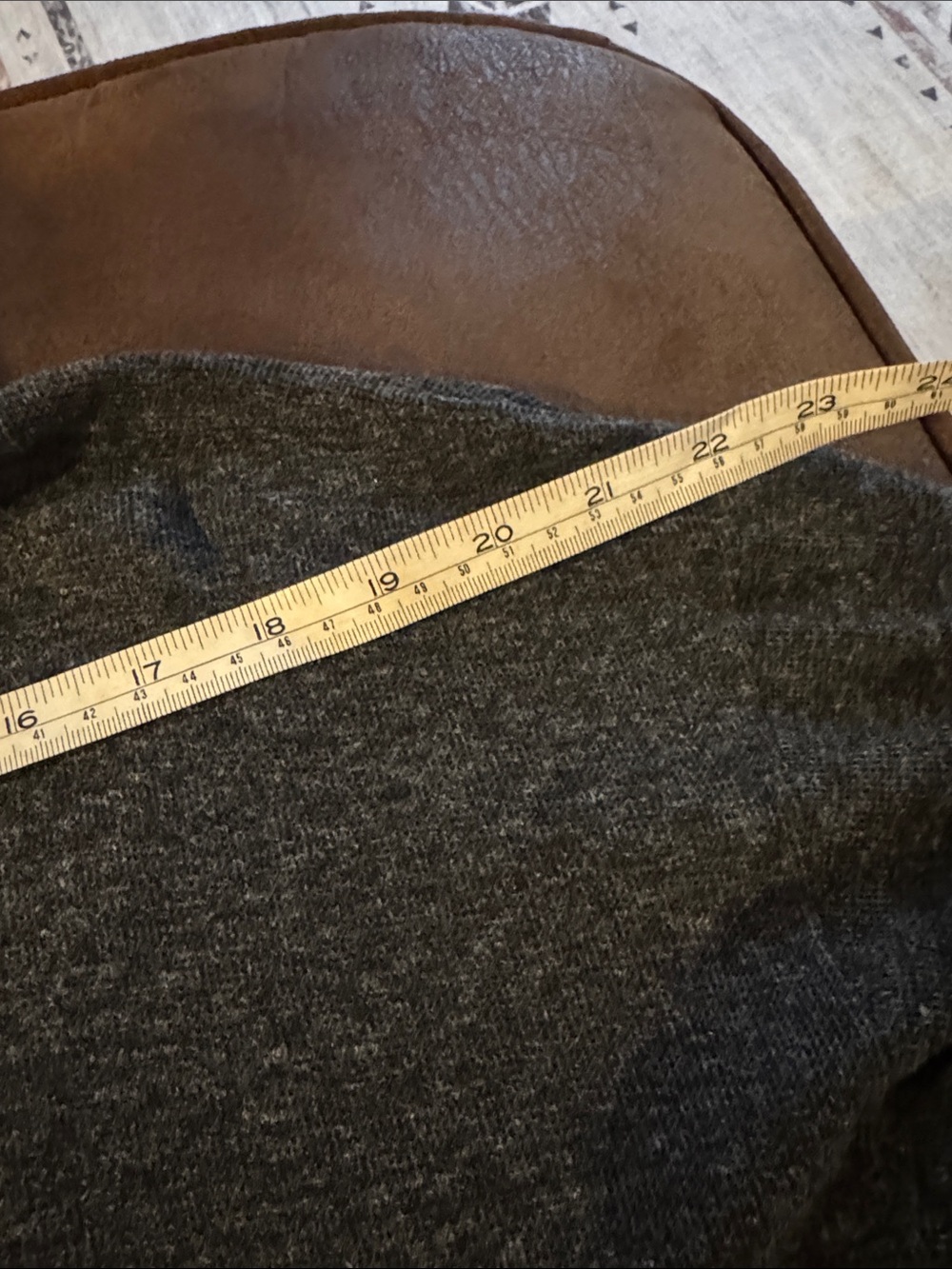 Men's Dark Heather Gray Warm Long-Sleeve Polo Shirt - Picture 9 of 9
